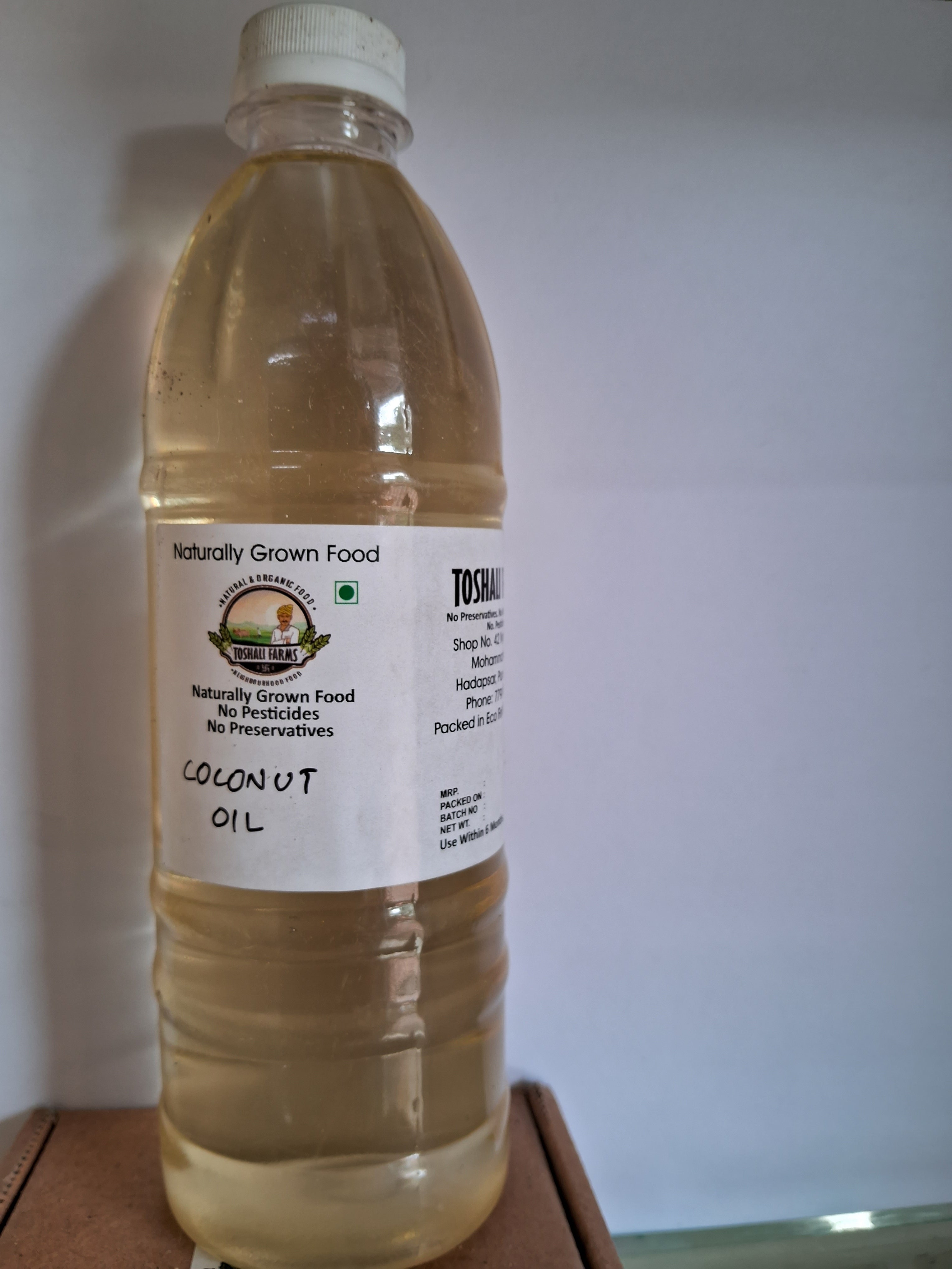 Cold pressed coconut oil,  1L