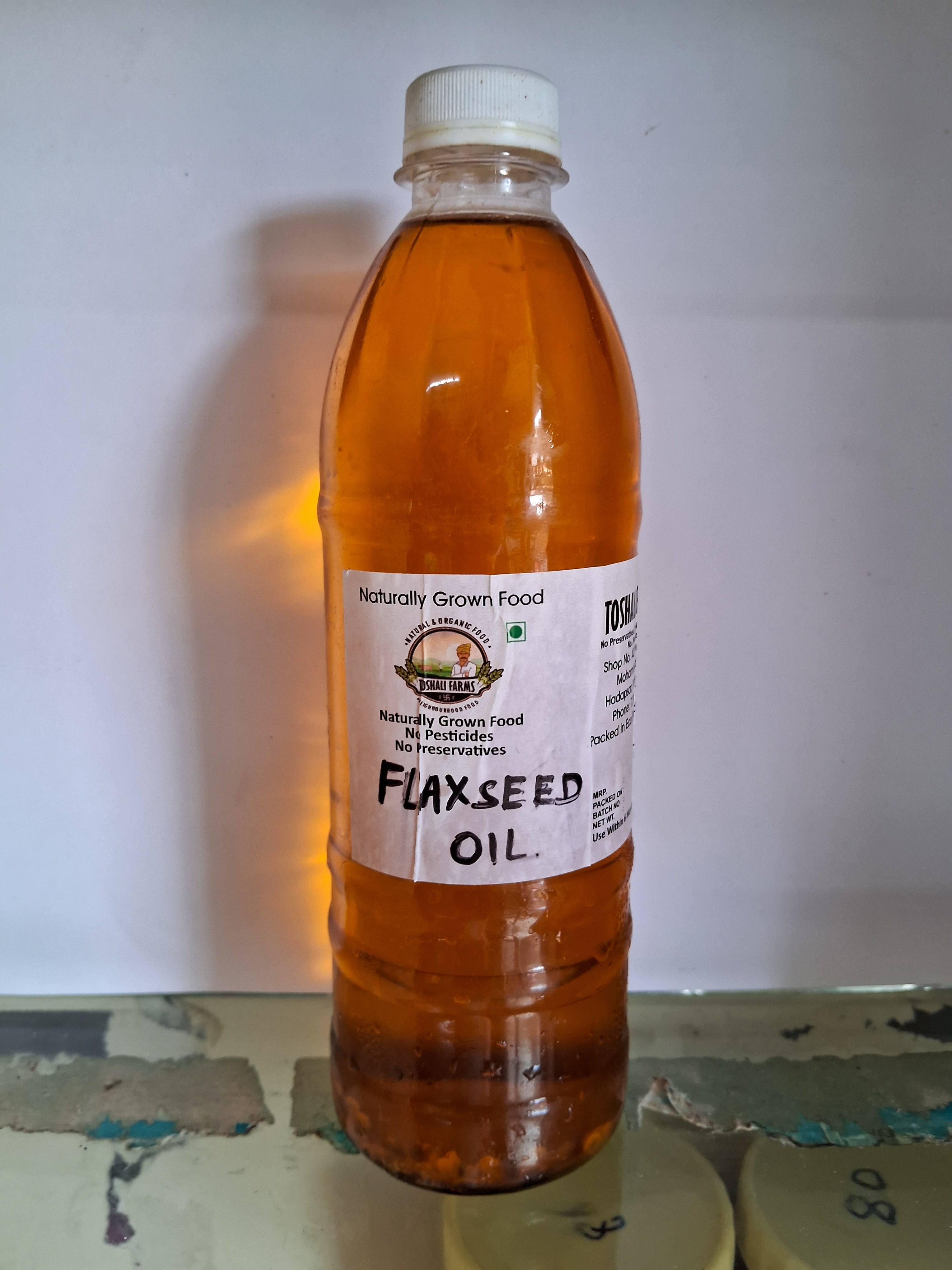 Cold pressed flaxseed oil, 1 Liter