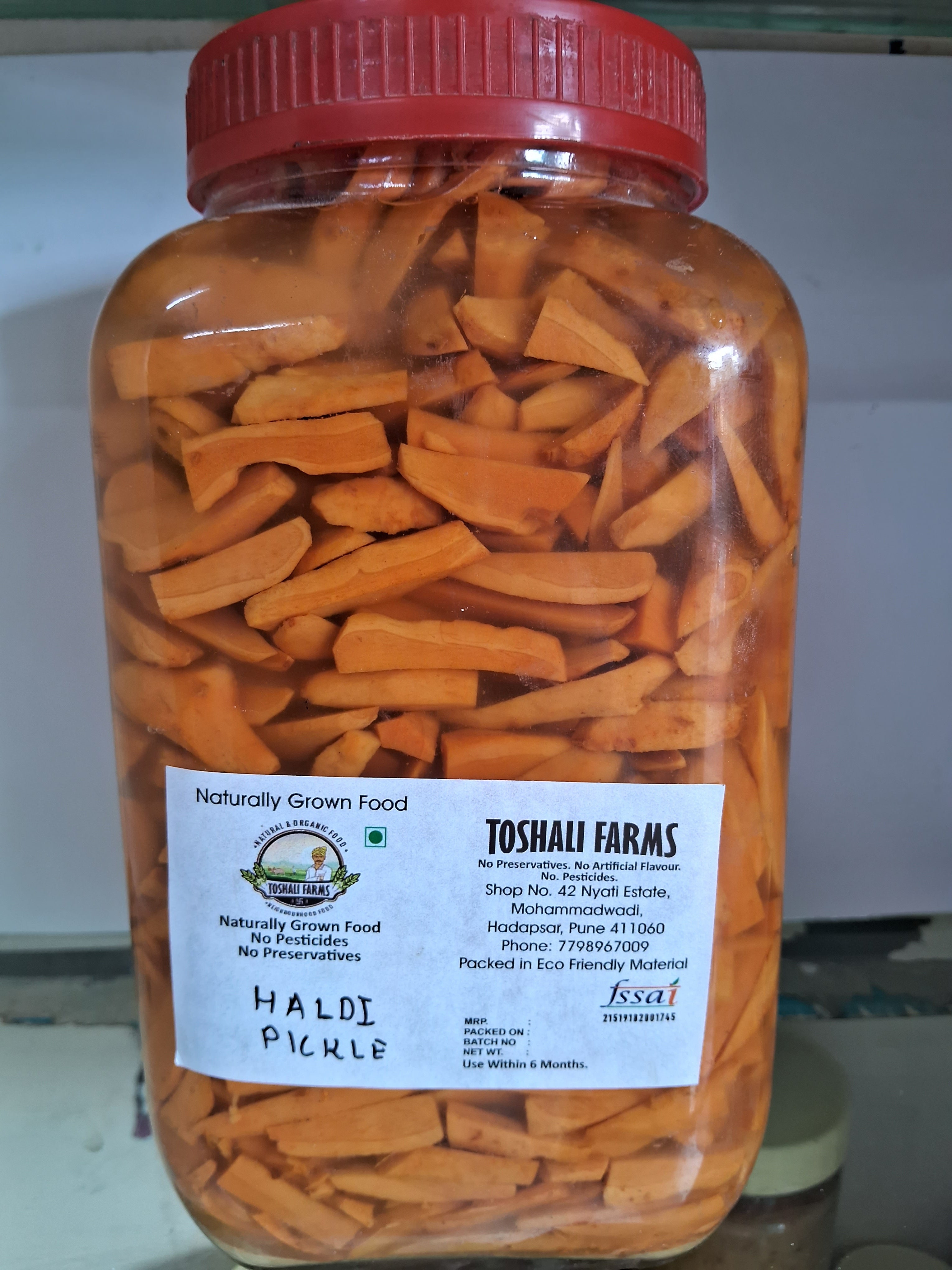 Pickled haldi (हळद लोणचे), 250 Grams